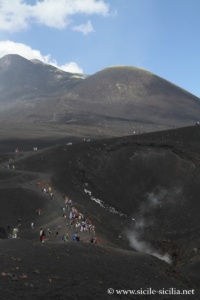 Cratère et Mont Frumento Supino, Etna