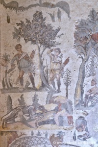 Salle de la petite chasse, Villa romaine de Casale, Sicile