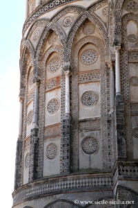 Extérieur de l'abside, cathédrale de Monreale