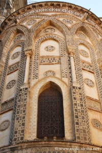 Extérieur de l'abside de la cathédrale de Monreale