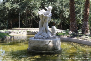 Fontaine du parc Mattarella à Palerme