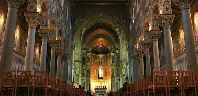 Intérieur de la cathédrale de Monreale