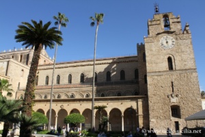 Côté nord de la cathédrale de Monreale