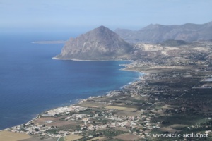 Panorama sur la côte depuis Erice