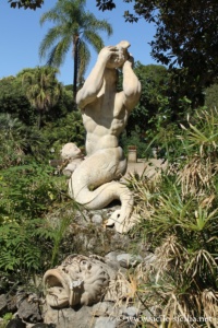 Fontaine du parc de la Villa Trabia à Palerme