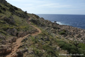 Sentier côtier, réserve naturelle de Cofano