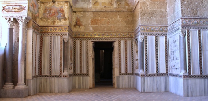 Salle de la Fontaine, Palais de la Zisa, Palerme