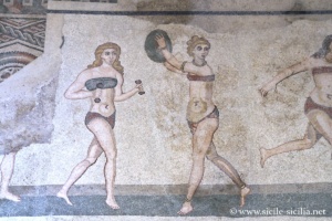 Visite, mosaïques de la Villa del Casale