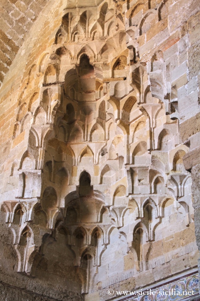 Muqarnas, Salle de la Fontaine, Palais de la Zisa, Palerme