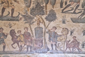 Salle de la petite chasse, Villa romaine de Casale, Sicile