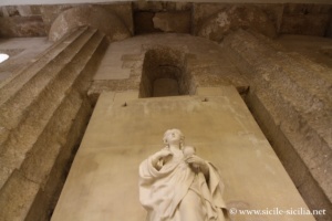 Sainte Lucie, intérieur de la cathédrale de Syracuse