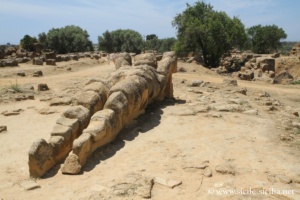 Télamon du Temple de Zeus, Olympéion, Agrigente
