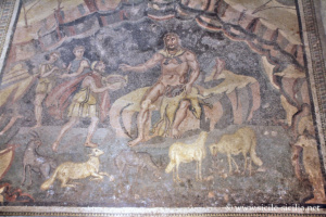 Salle de Polyphème, Villa romaine de Casale, Sicile