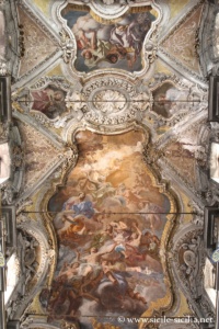 Fresques de la voûte de l'église San Matteo al Cassaro à Palerme