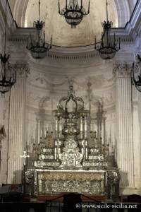 Autel en argent, cathédrale de Cefalù