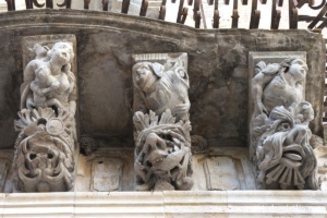 Balcons, palais Consentini, Raguse