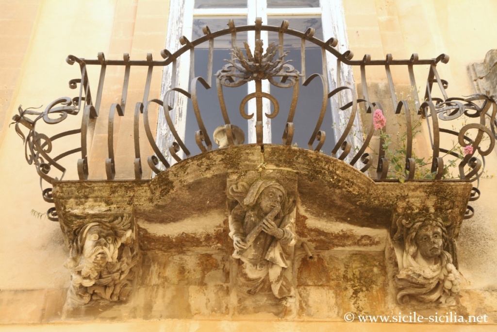 Balcon, Palais La Rocca, Raguse