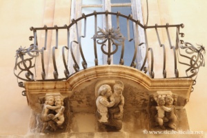 Balcon, Palais La Rocca, Raguse
