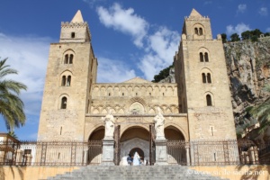 Façade de la cathédrale de Cefalù