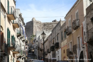 Centre de Lipari, îles éoliennes