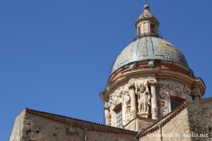 Coupole de l'église du Carmine Maggiore, Palerme