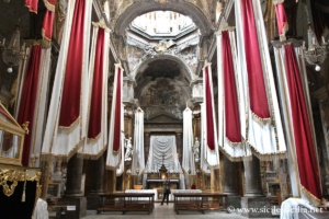 Nef de l'église San Matteo al Cassaro à Palerme