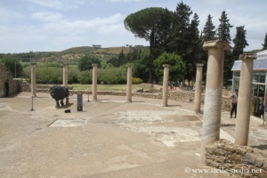 Cour polygonale, Villa romaine de Casale, Piazza Armerina
