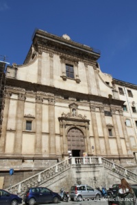 Façade de l'église Sainte-Catherine d'Alexandrie, Palerme