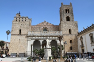 Façade de la cathédrale de Monreale, Sicile