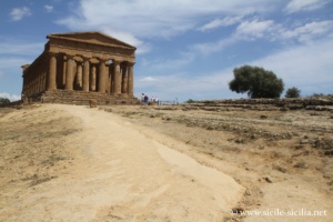 Face ouest du Temple de la Concorde d'Agrigente