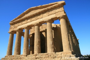 Face orientale du Temple de la Concorde d'Agrigente