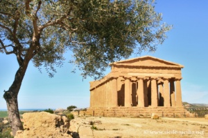 Face orientale du Temple de la Concorde d'Agrigente