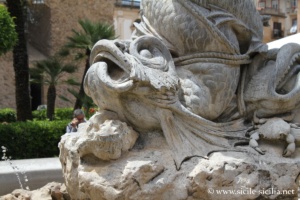 Fontaine du Triton, Monreale, Sicile