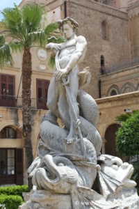 Fontaine du Triton, Monreale, Sicile