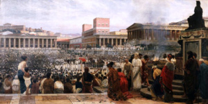 Giuseppe Sciuti, Funérailles de Timoleon, 1874, GAM Palerme