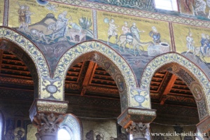 Fresques de l'intérieur de la cathédrale de Monreale