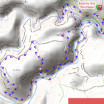 Carte boucle itinéraire Nécropole de Pantalica
