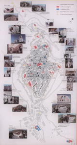 Carte du centre historique de San Marco d'Alunzio