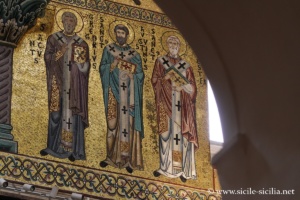 Mosaïques de l'abside de la cathédrale de Cefalù