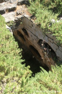 Nécropole hypogé, crête de la vallée des Temples, Agrigente
