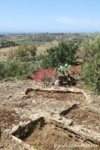 Nécropole, crête de la vallée des Temples, Agrigente