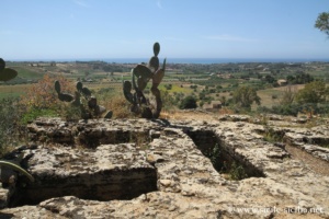 Nécropole, crête de la vallée des Temples, Agrigente