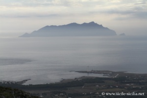 Panorama sur Marettimo, Mont Santa Caterina, Île de Favignana