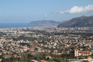 Panorama sur la Conca d'Oro depuis Monreale