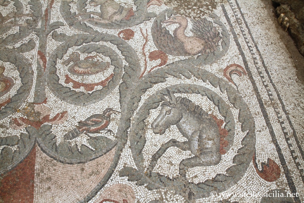 Mosaïques du péristyle ovale, Villa romaine de Casale, Piazza Armerina, Sicile