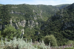 Vers San Nicolicchio, côté sud, Pantalica