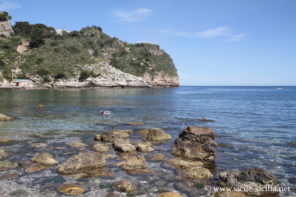 Isola Bella et plage à Taormine