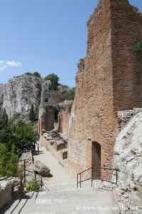 Elements du théâtre romain de Taormine