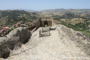 Terrasse du château de Sperlinga