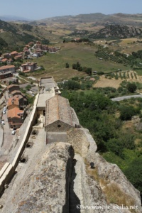 Terrasse du château de Sperlinga
